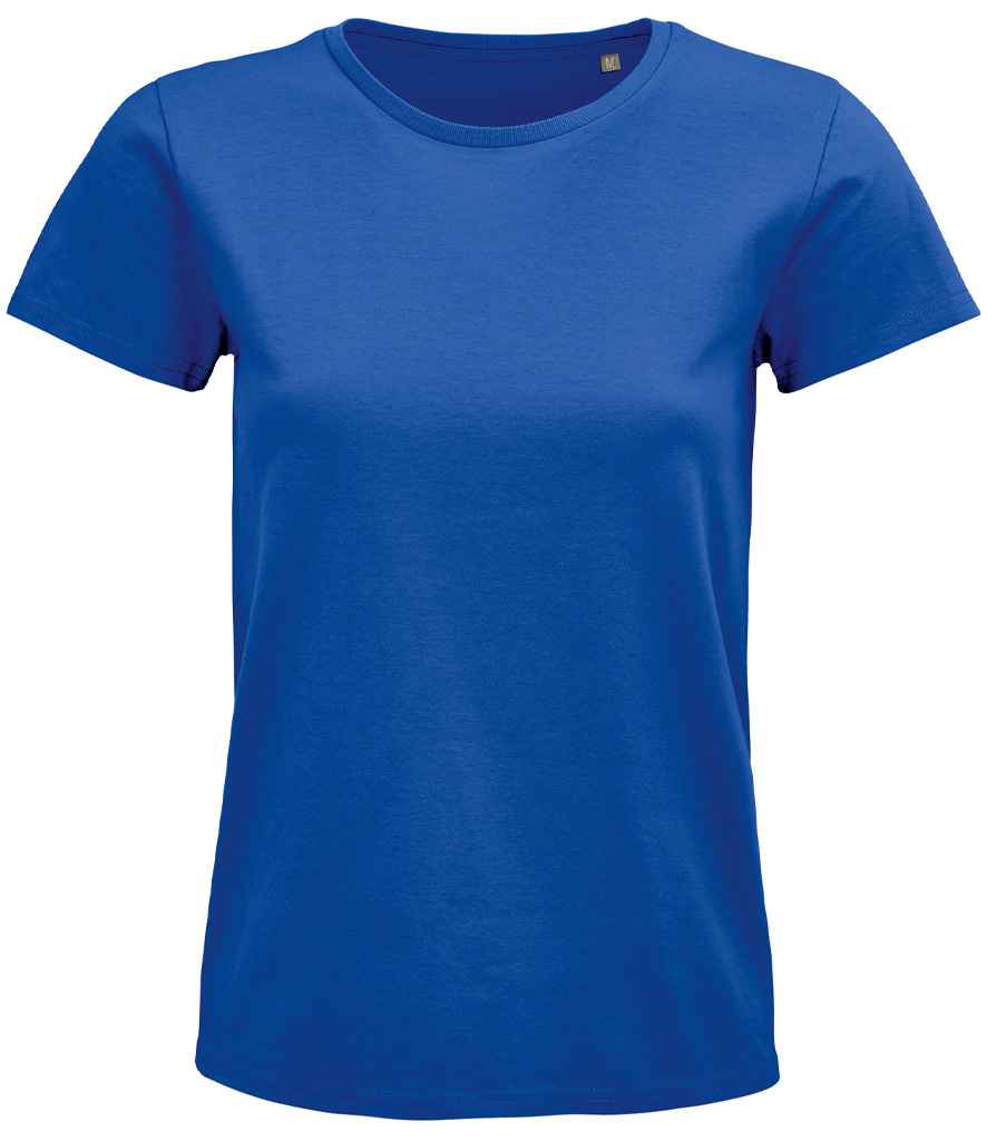 SOL'S Ladies Pioneer Organic T-Shirt - Royal Blue (03579)
