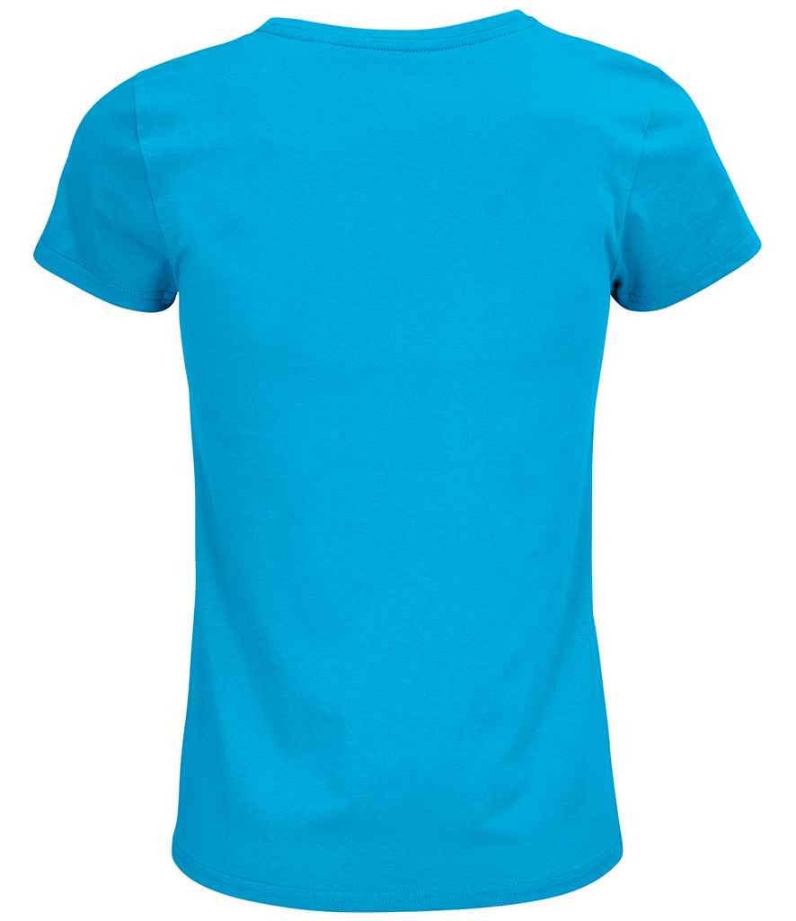 SOL'S Ladies Crusader Organic T-Shirt - Aqua (03581)