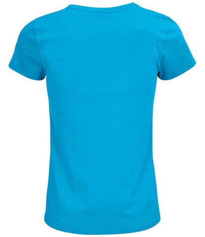 SOL'S Ladies Crusader Organic T-Shirt - Aqua (03581)