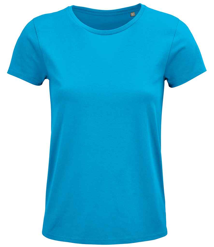 SOL'S Ladies Crusader Organic T-Shirt - Aqua (03581)