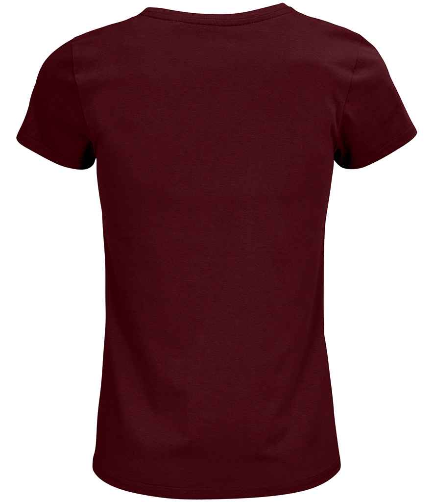 SOL'S Ladies Crusader Organic T-Shirt - Burgundy (03581)