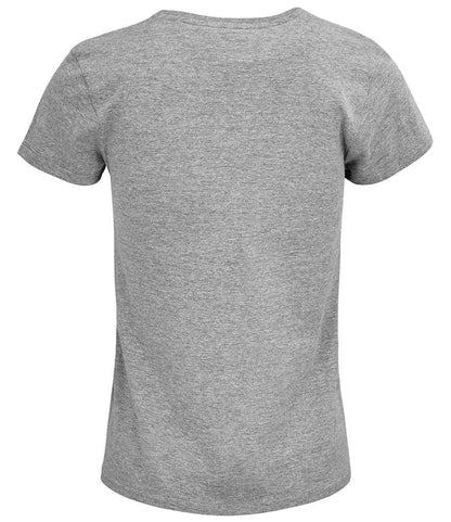 SOL'S Ladies Crusader Organic T-Shirt - Grey Marl (03581)