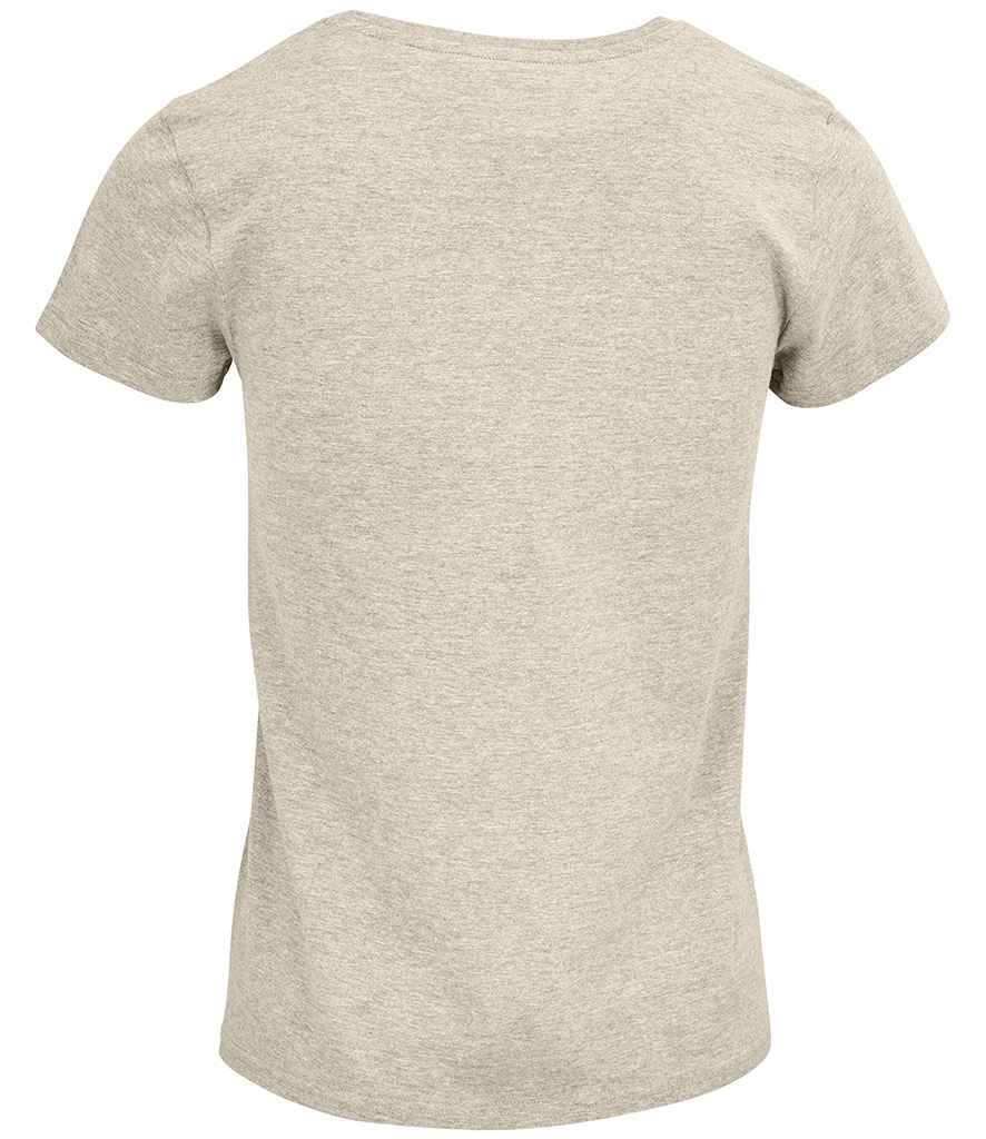SOL'S Ladies Crusader Organic T-Shirt - Heather Beige (03581)