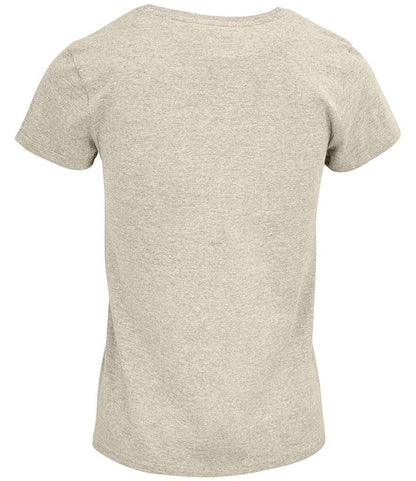 SOL'S Ladies Crusader Organic T-Shirt - Heather Beige (03581)