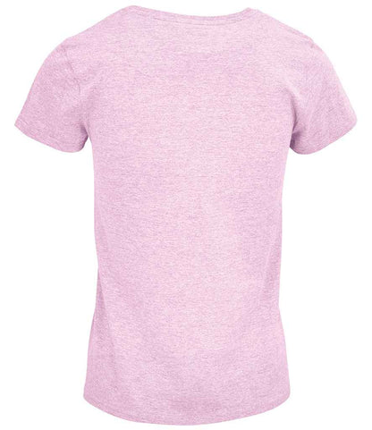 SOL'S Ladies Crusader Organic T-Shirt - Heather Pink (03581)