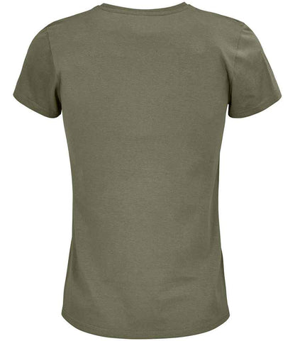 SOL'S Ladies Crusader Organic T-Shirt - Khaki (03581)