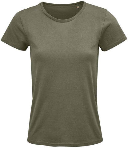 SOL'S Ladies Crusader Organic T-Shirt - Khaki (03581)