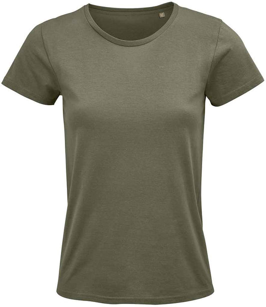 SOL'S Ladies Crusader Organic T-Shirt - Khaki (03581)