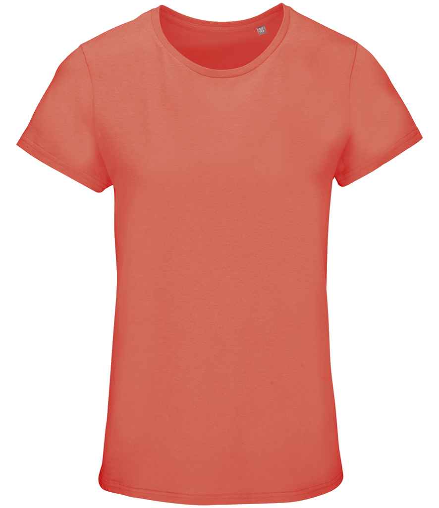 SOL'S Ladies Crusader Organic T-Shirt - Pop Orange (03581)