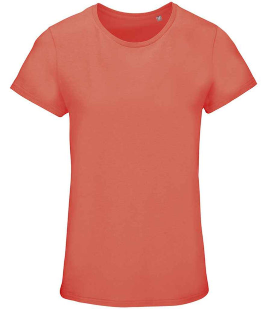 SOL'S Ladies Crusader Organic T-Shirt - Pop Orange (03581)