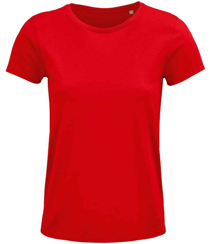 SOL'S Ladies Crusader Organic T-Shirt - Red (03581)