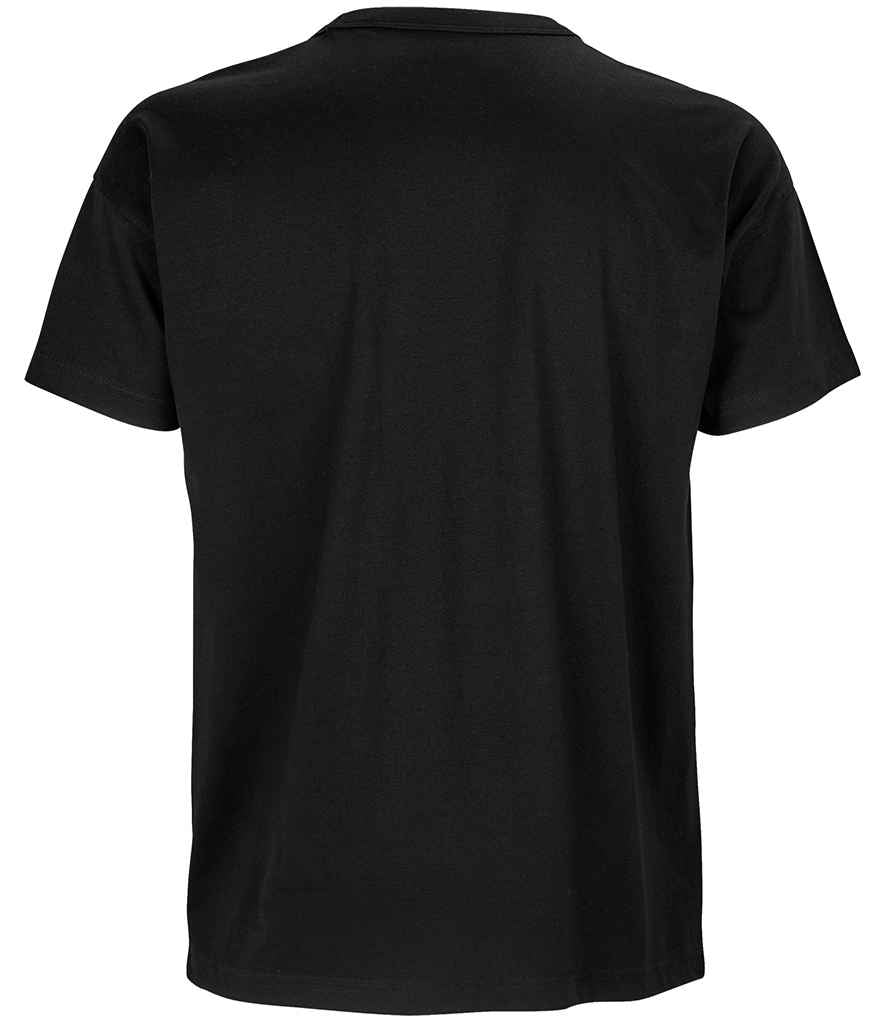 SOL'S Boxy Oversized Organic T-Shirt - Deep Black (03806)
