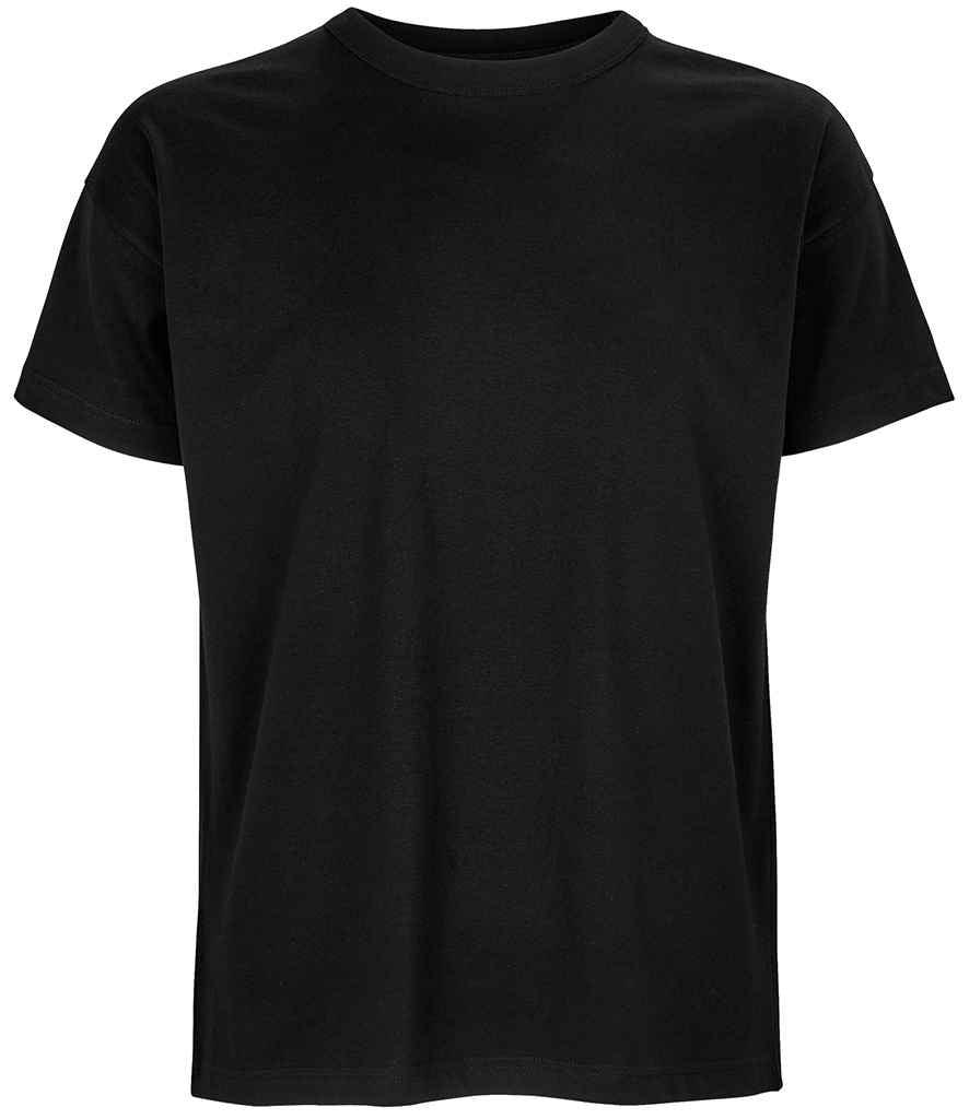 SOL'S Boxy Oversized Organic T-Shirt - Deep Black (03806)