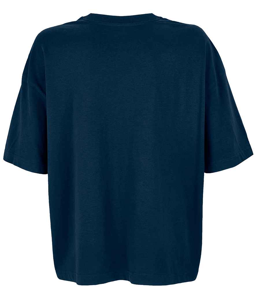 SOL'S Ladies Boxy Oversized Organic T-Shirt - French Navy (03807)