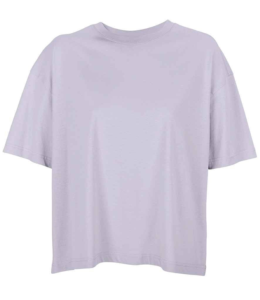 SOL'S Ladies Boxy Oversized Organic T-Shirt - Lilac (03807)