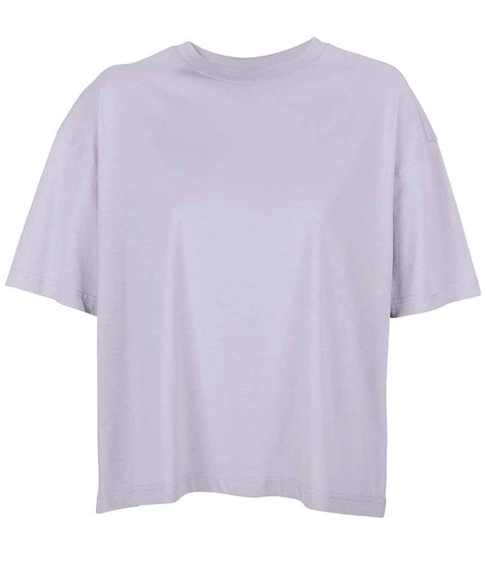 SOL'S Ladies Boxy Oversized Organic T-Shirt - Lilac (03807)