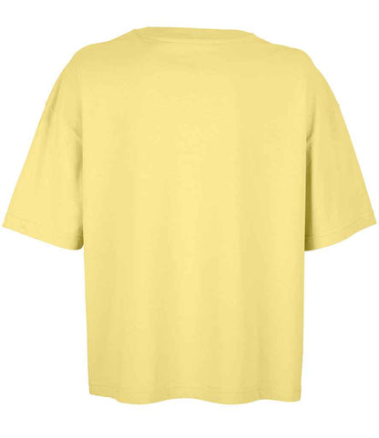 SOL'S Ladies Boxy Oversized Organic T-Shirt - Light Yellow (03807)