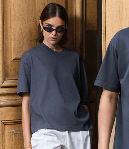 SOL'S ladies boxy oversized organic t-shirt - mouse grey (03807)