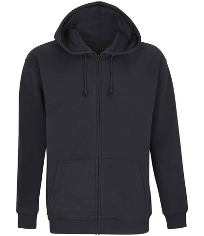SOL'S Unisex Carter Full Zip Hoodie - Black (03812)