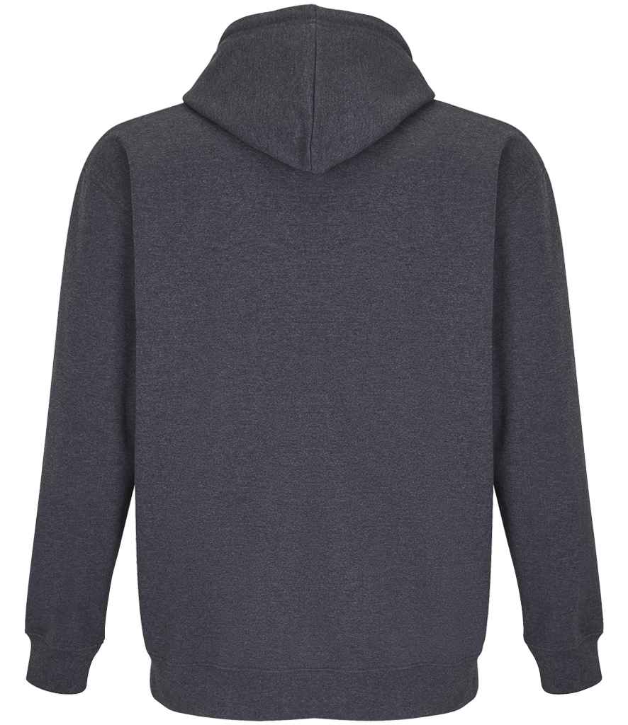 SOL'S Unisex Carter Full Zip Hoodie - Charcoal Marl (03812)