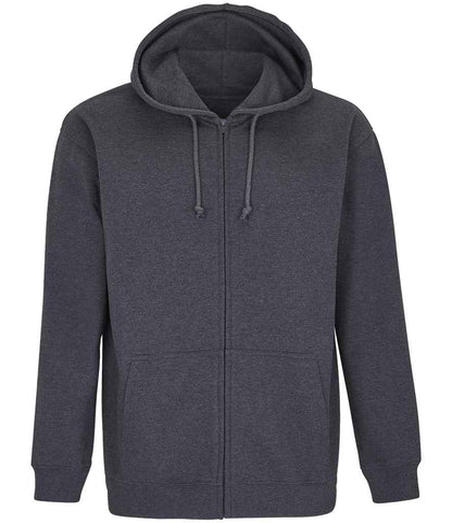 SOL'S Unisex Carter Full Zip Hoodie - Charcoal Marl (03812)