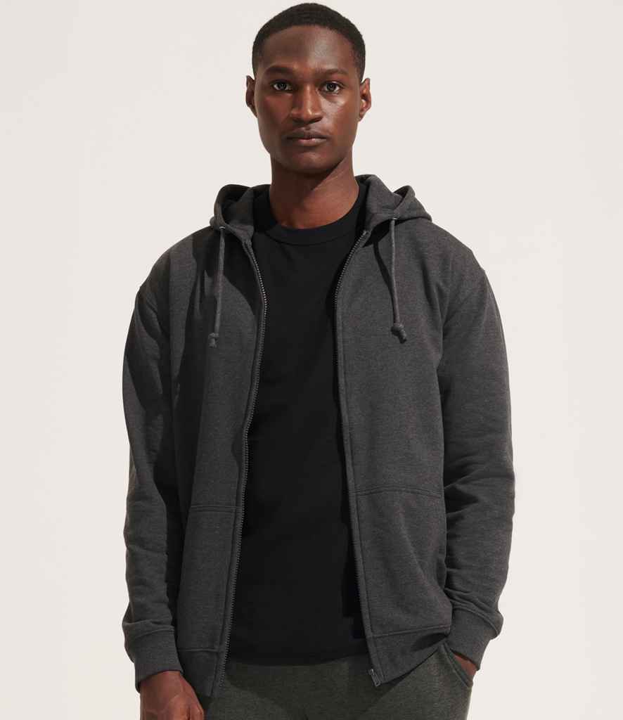 SOL'S Unisex Carter Full Zip Hoodie - Charcoal Marl (03812)