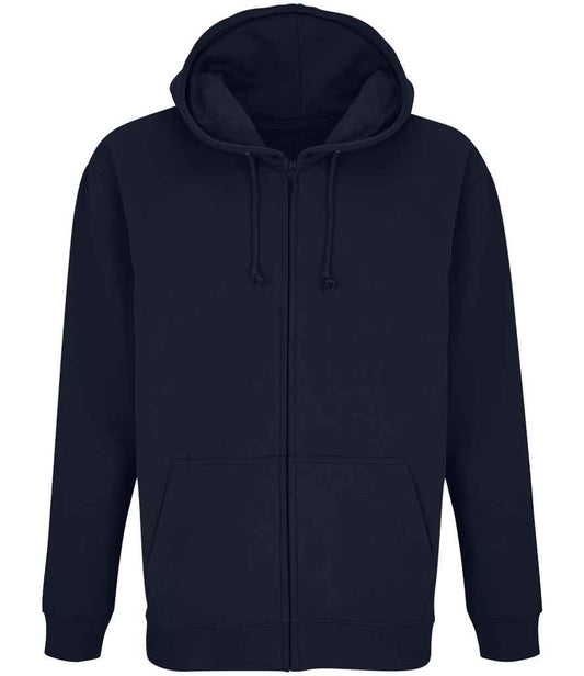 SOL'S Unisex Carter Full Zip Hoodie - French Navy (03812)