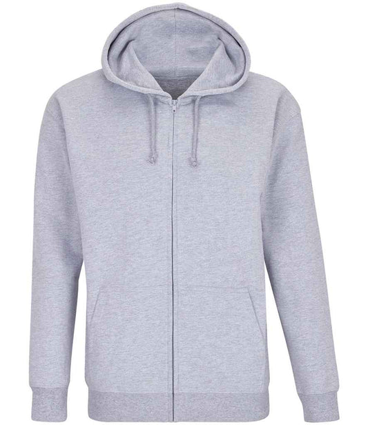 SOL'S Unisex Carter Full Zip Hoodie - Grey Marl (03812)