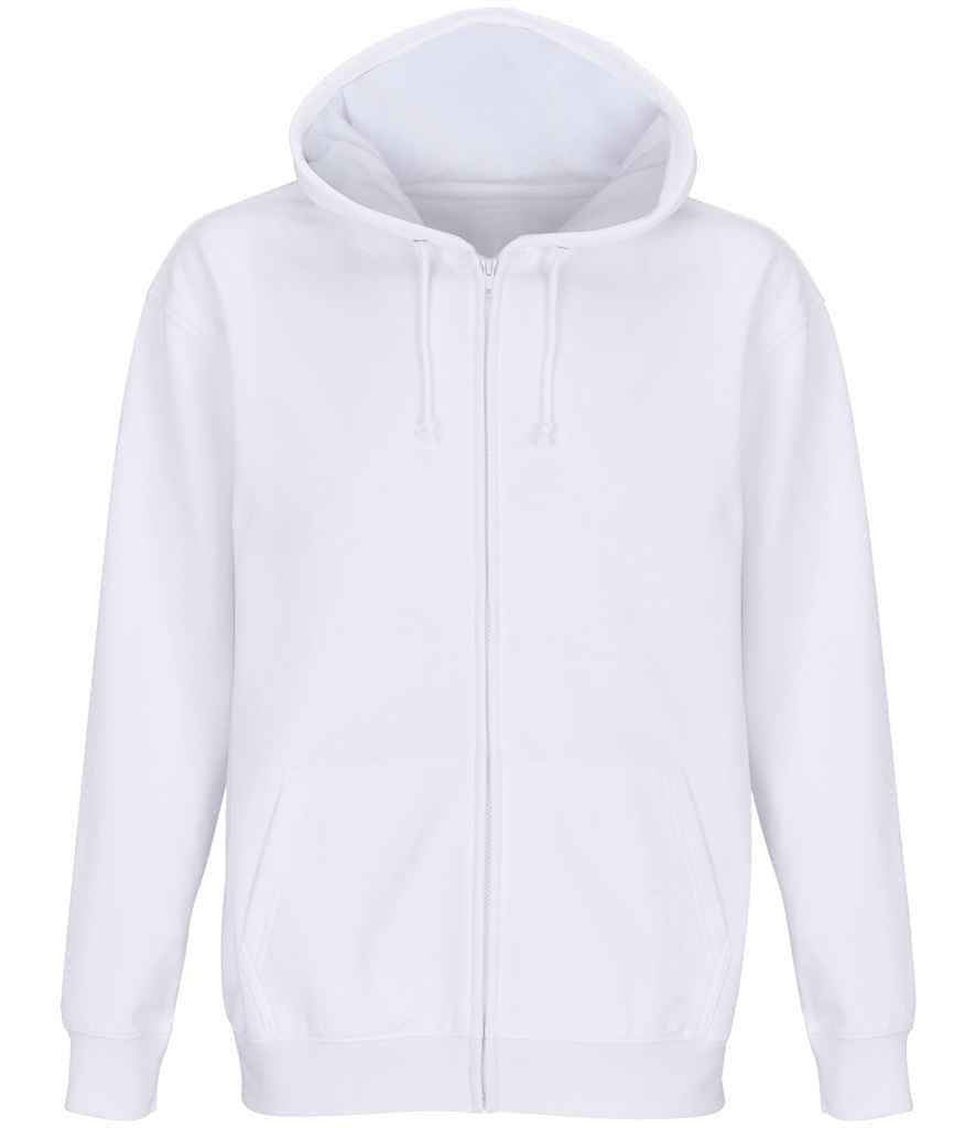 SOL'S Unisex Carter Full Zip Hoodie - White (03812)