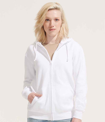 SOL'S Unisex Carter Full Zip Hoodie - White (03812)