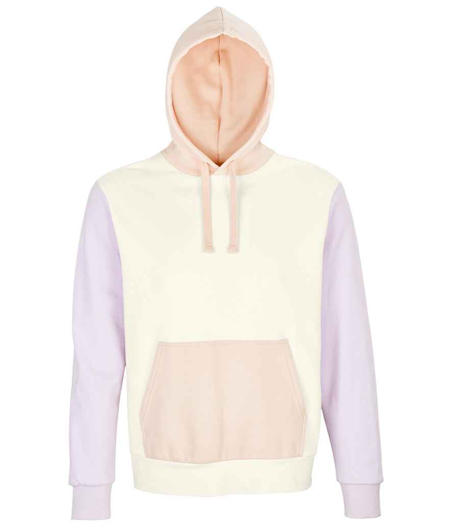 SOL'S Unisex Collins Organic Contrast Hoodie - Off White (03818)
