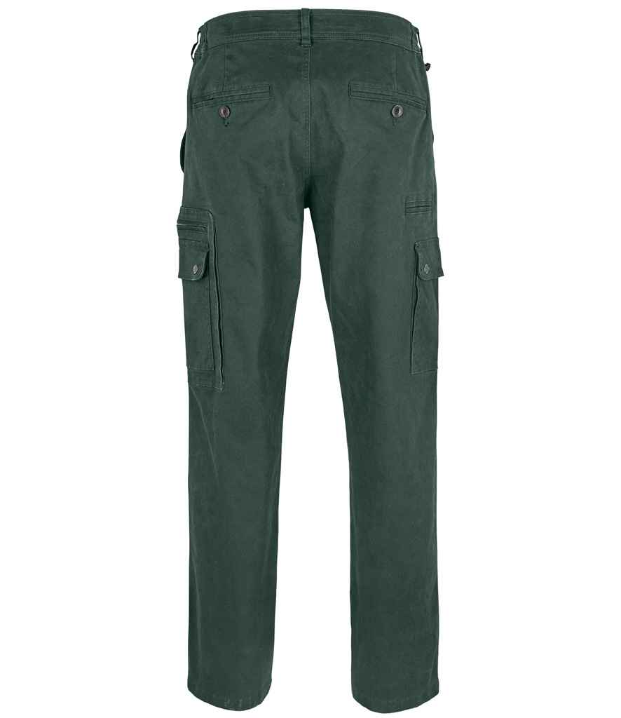 SOL'S Docker Stretch Cargo Trousers - Forest Green (03820)