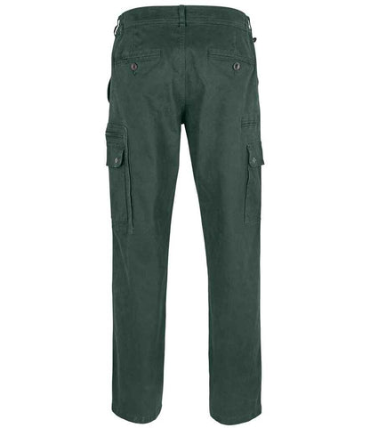 SOL'S Docker Stretch Cargo Trousers - Forest Green (03820)