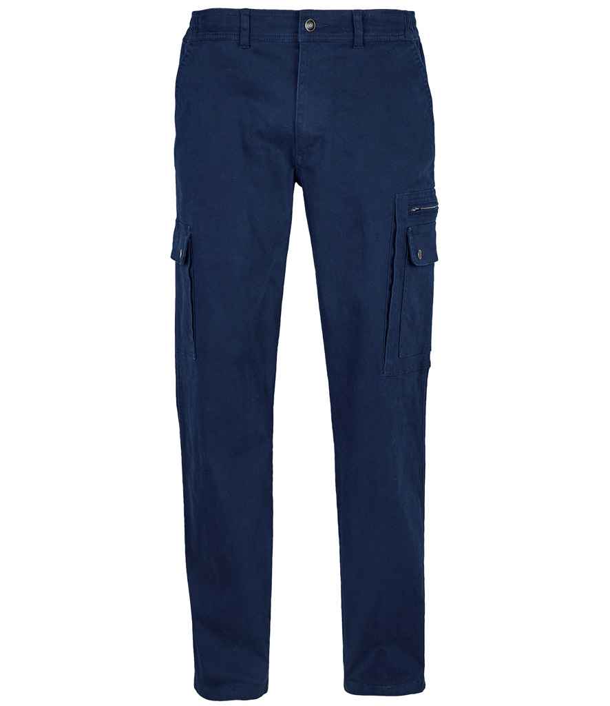 SOL'S Docker Stretch Cargo Trousers - Navy (03820)