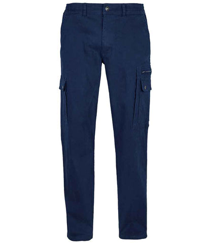 SOL'S Docker Stretch Cargo Trousers - Navy (03820)