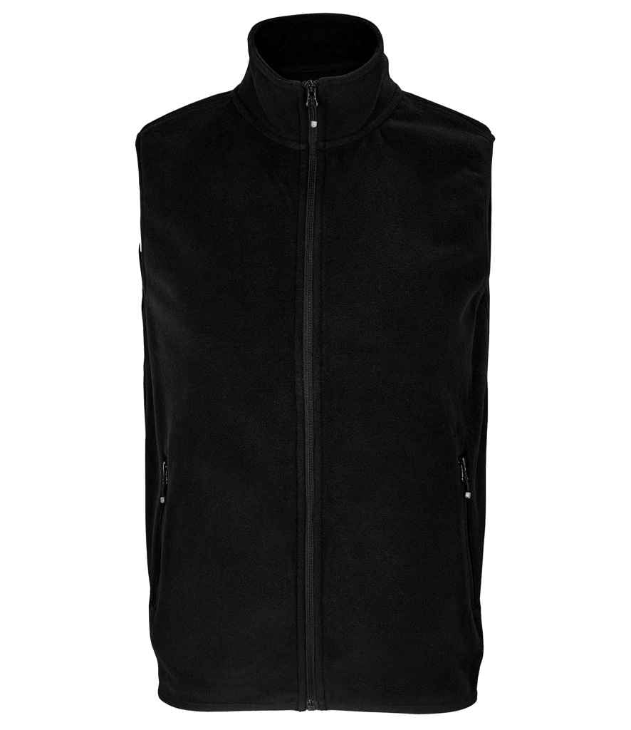 SOL'S Unisex Factor Recycled Micro Fleece Bodywarmer - Black (03822)