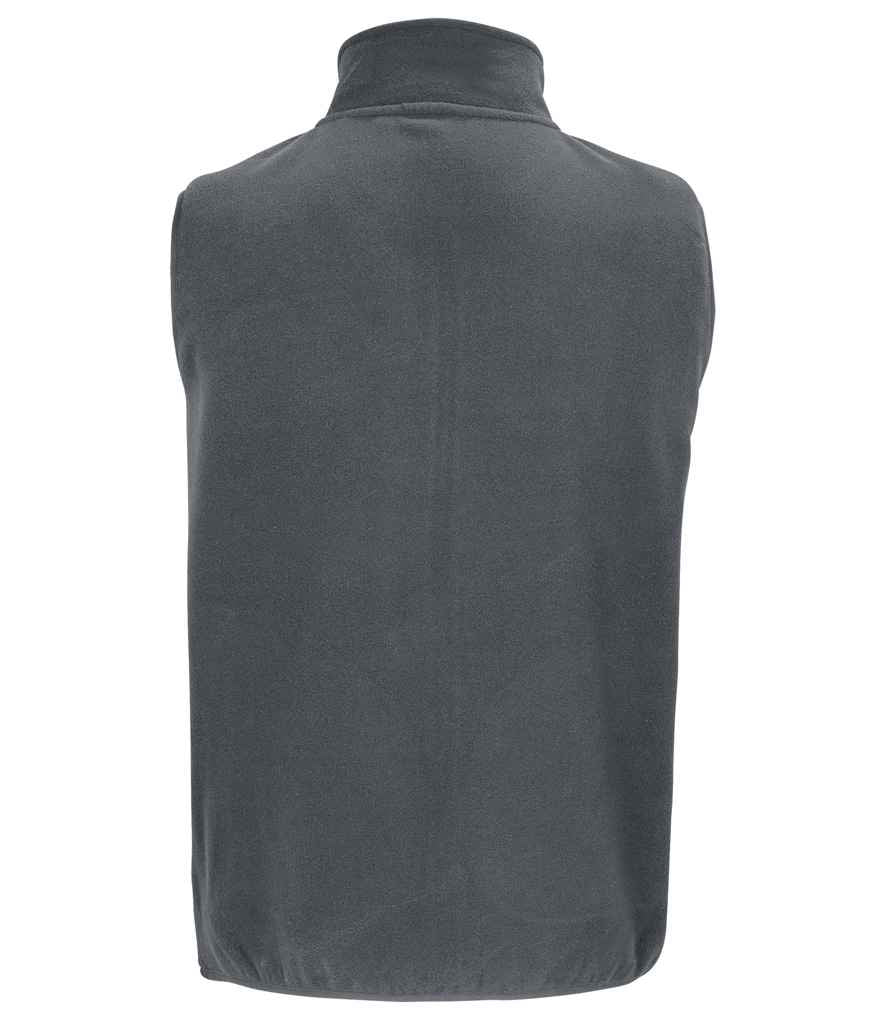 SOL'S Unisex Factor Recycled Micro Fleece Bodywarmer - Charcoal (03822)