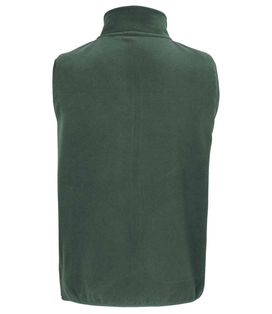 SOL'S Unisex Factor Recycled Micro Fleece Bodywarmer - Forest Green (03822)