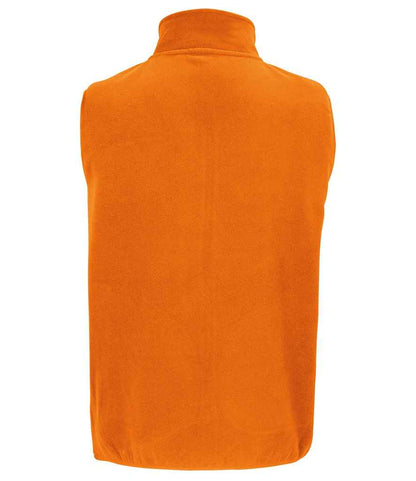 SOL'S Unisex Factor Recycled Micro Fleece Bodywarmer - Orange (03822)