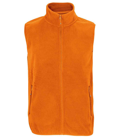 SOL'S Unisex Factor Recycled Micro Fleece Bodywarmer - Orange (03822)