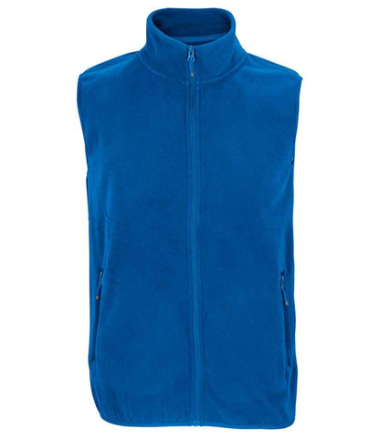 SOL'S Unisex Factor Recycled Micro Fleece Bodywarmer - Royal Blue (03822)
