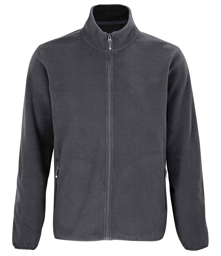 SOL'S Factor Recycled Micro Fleece Jacket - Charcoal (03823)