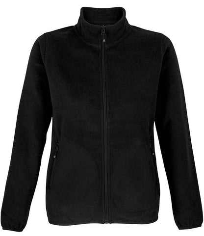SOL'S Ladies Factor Recycled Micro Fleece Jacket - Black (03824)