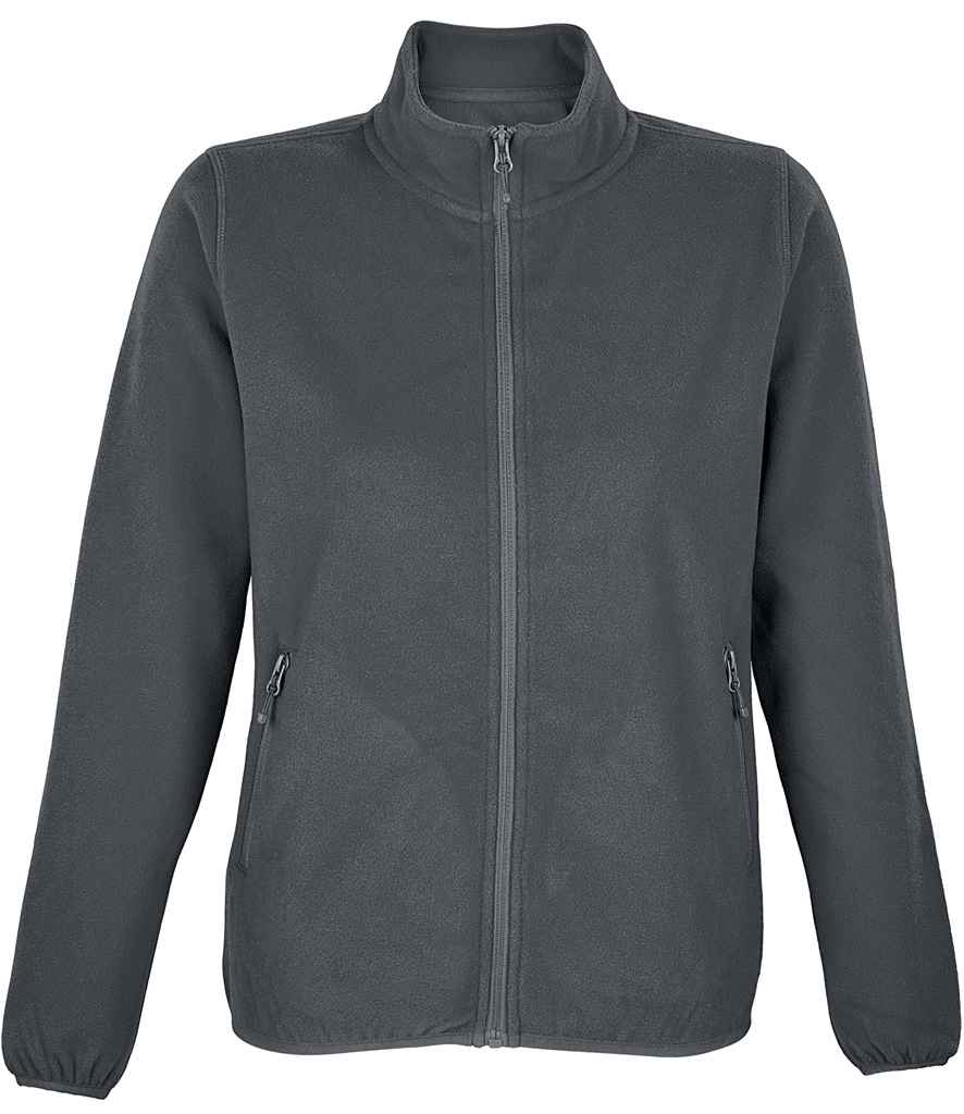 SOL'S Ladies Factor Recycled Micro Fleece Jacket - Charcoal (03824)