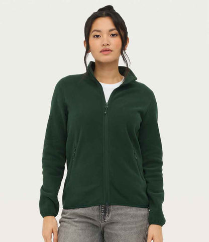 SOL'S Ladies Factor Recycled Micro Fleece Jacket - Forest Green (03824)
