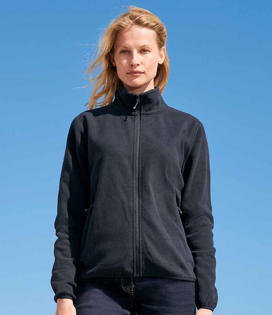 SOL'S Ladies Factor Recycled Micro Fleece Jacket - Navy (03824)