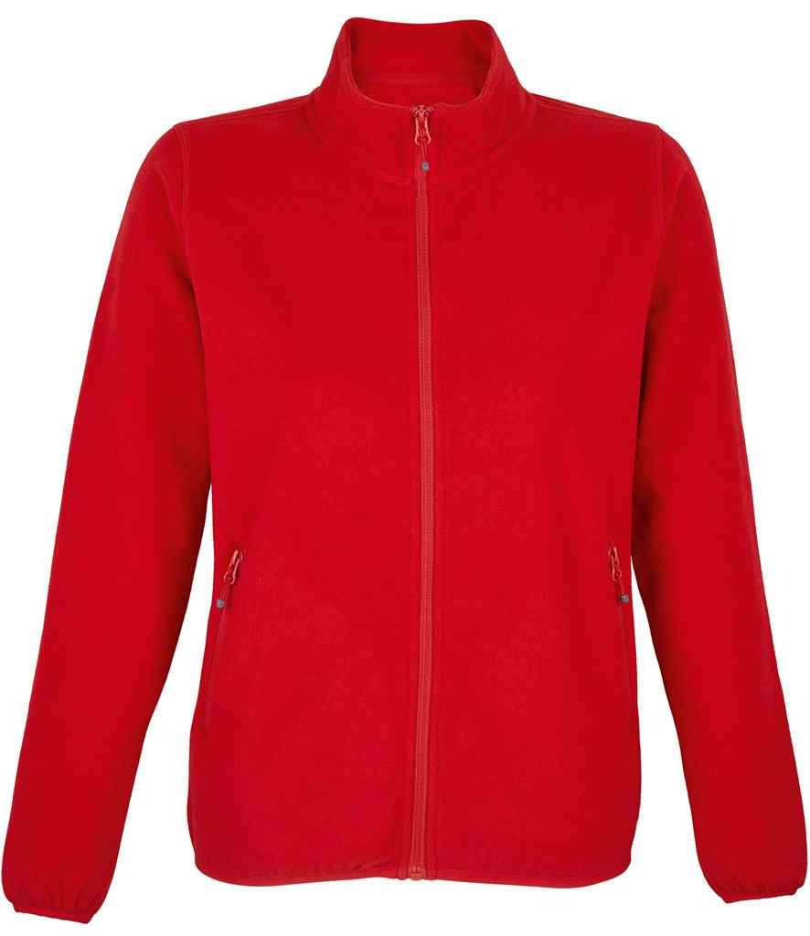 SOL'S Ladies Factor Recycled Micro Fleece Jacket - Red (03824)