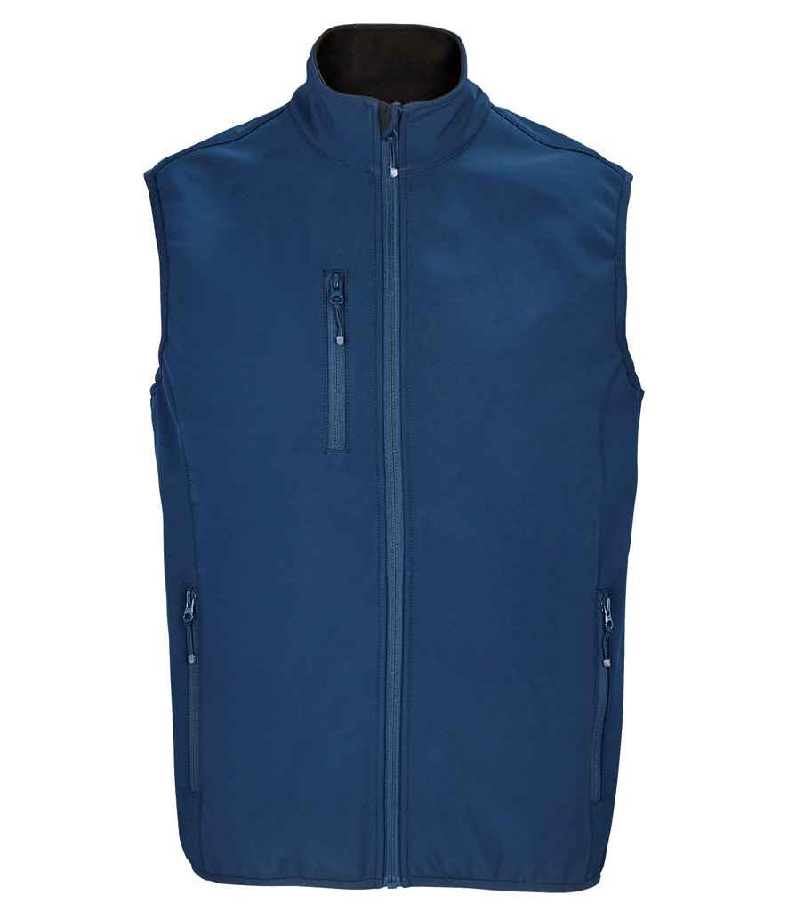SOL'S Falcon Recycled Soft Shell Bodywarmer - Abyss Blue (03825)