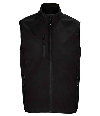 SOL'S Falcon Recycled Soft Shell Bodywarmer - Black (03825)