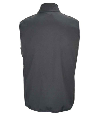 SOL'S Falcon Recycled Soft Shell Bodywarmer - Charcoal (03825)